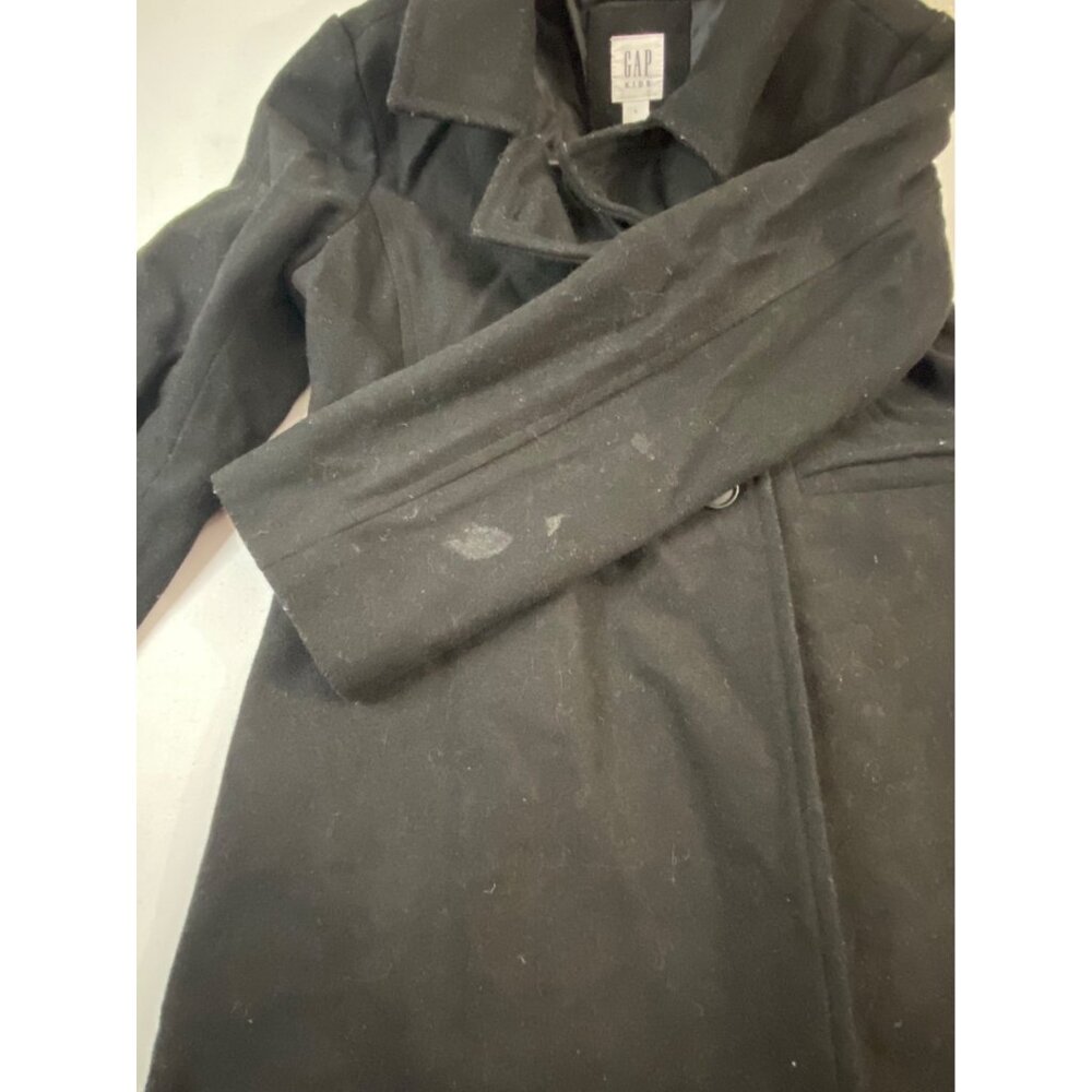 Gap Kids Size L (10-11) Black Girl’s Pea Coat - Picture 12 of 12